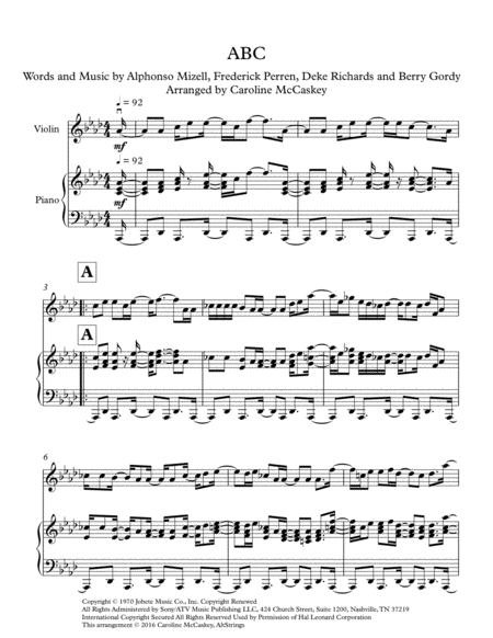 Abc Violin Solo Piano Accompaniment Page 2