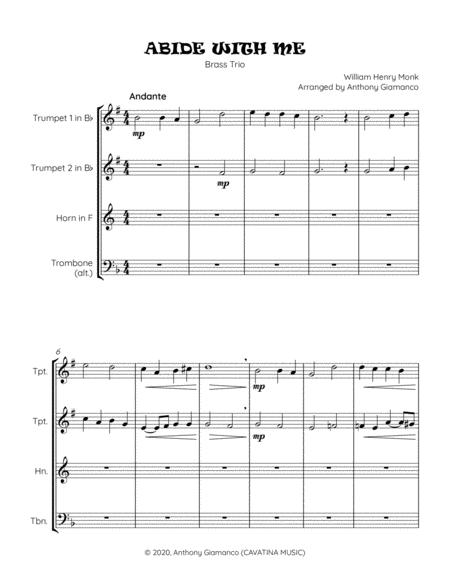 Abide With Me Brass Trio Page 2