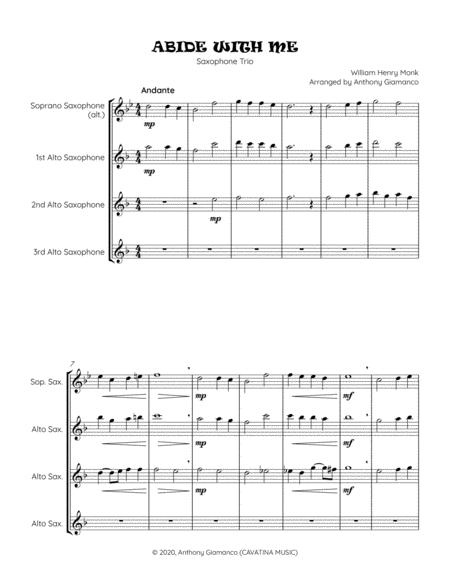 Abide With Me Saxophone Trio Page 2