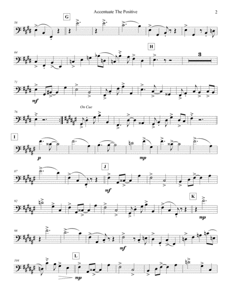 Accentuate The Positive Strings Cello Page 2