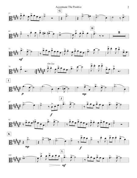 Accentuate The Positive Strings Viola 2 Page 2