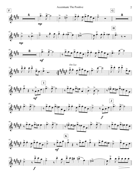 Accentuate The Positive Strings Violin 2 Page 2