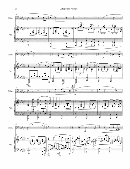 Adagio And Allegro Op 70 Page 2