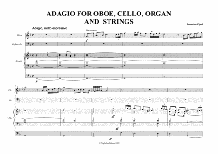 Adagio Arr For Oboe Cello And Organ D Zipoli Page 2