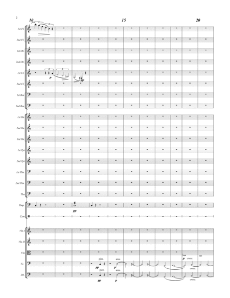 Adagio For Orchestra Score And Parts Page 2