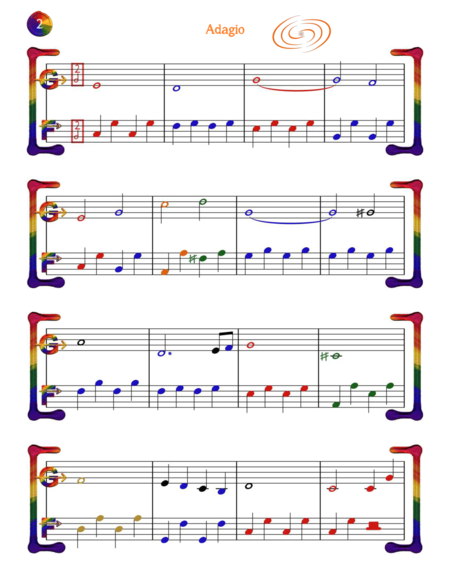 Adagio From Sonata Pathetique Easy Piano Page 2