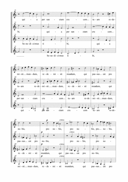 Adoramus Te J Brahms For Ssaa Choir Page 2