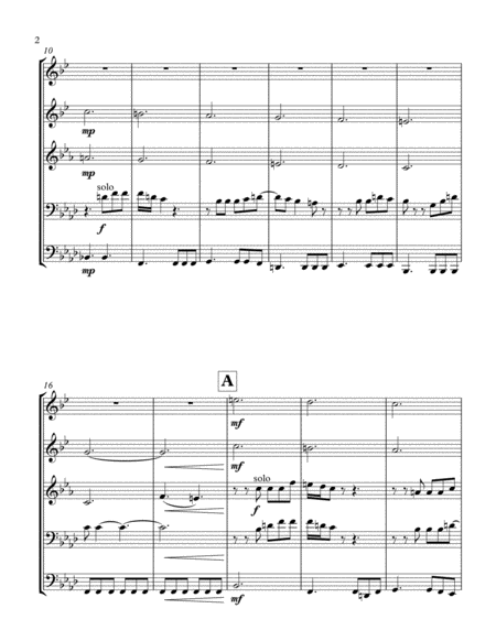 Aerosmiths Cryin For Brass Quintet Page 2