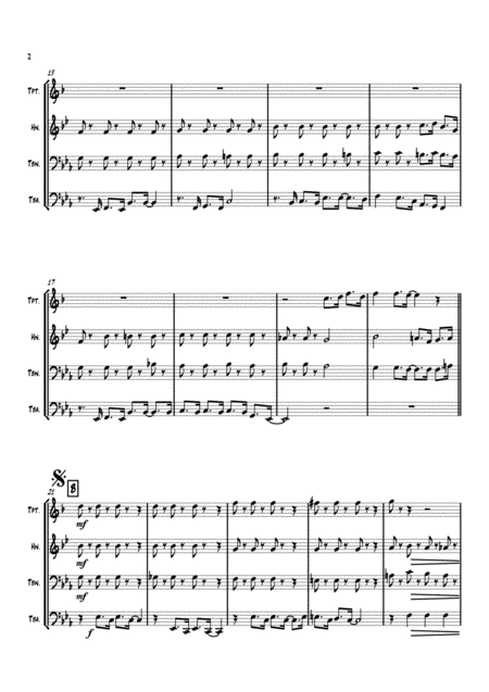 Aint Misbehavin Brass Quartet Page 2