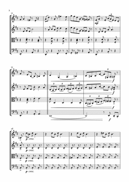 Aint Misbehavin For String Quartet Page 2