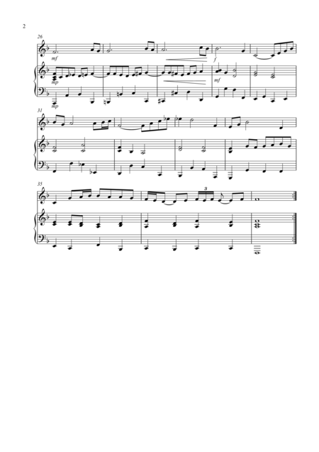 Air On A G String For Euphonium And Piano Page 2