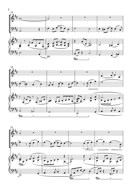 Aladdin A Whole New World For Violin Cello Piano Trio Including Part Scores Page 2