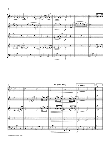 Albinoni Adagio French Horn 2 Trumpets And Tuba Page 2