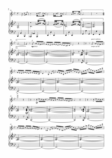 Albinoni Adagio In G Minor For Violin And Piano Page 2