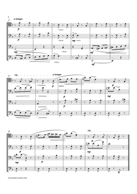 Album Leaf Op 12 No 7 Trombone Quartet Page 2