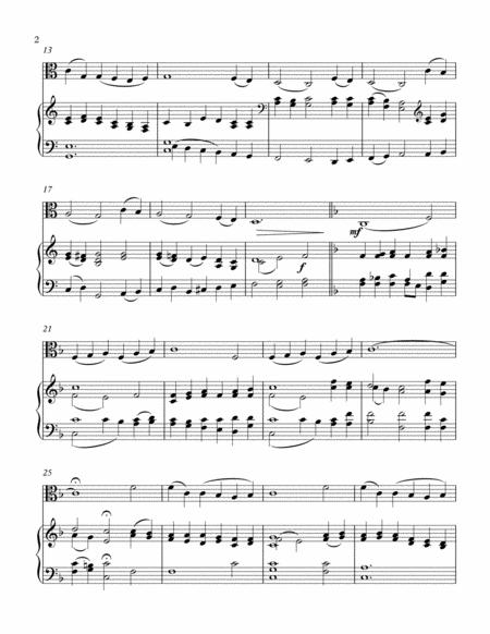 All Creatures Of Our God And King For Viola And Piano Page 2
