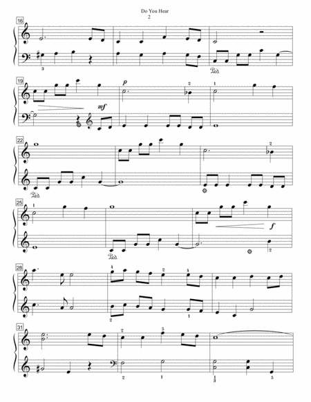 All Hail The Power Of Jesus Name For 2 Octave Handbell Choir Page 2