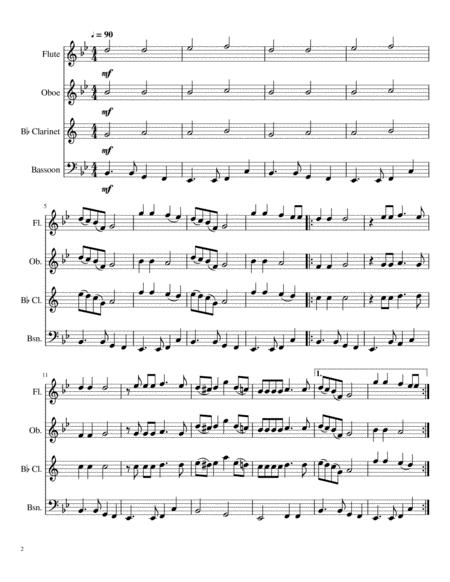 All I Have To Do Is Dream For Woodwind Quartet Page 2