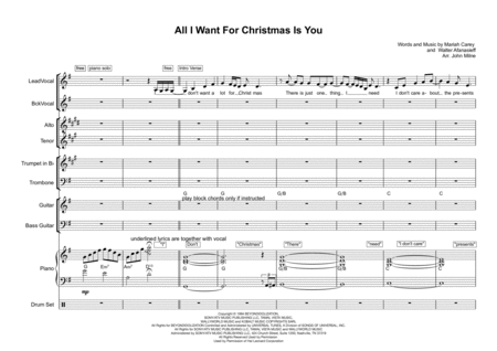 All I Want For Christmas Is You For Soul Band Or Jazz Combo Page 2