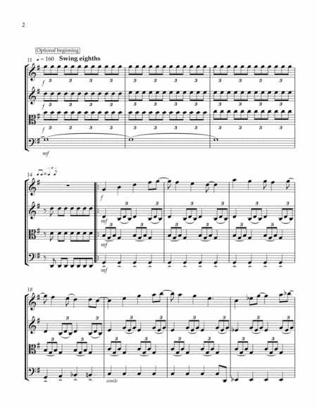 All I Want For Christmas Is You String Quartet Score Parts Page 2