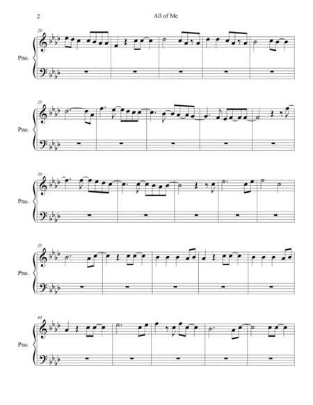 All Of Me Piano Page 2