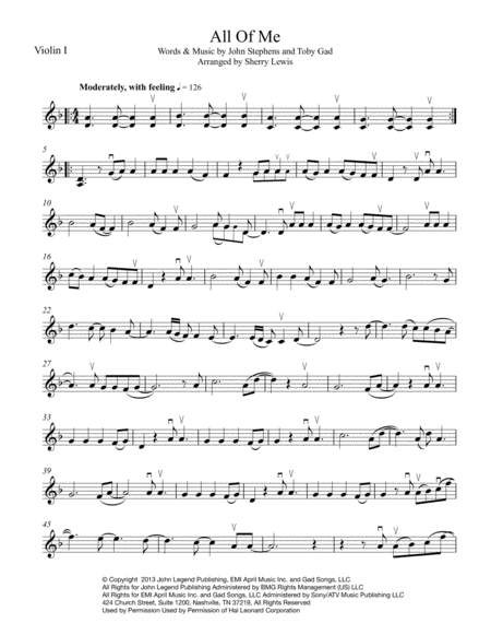 All Of Me String Duo For String Duo Page 2