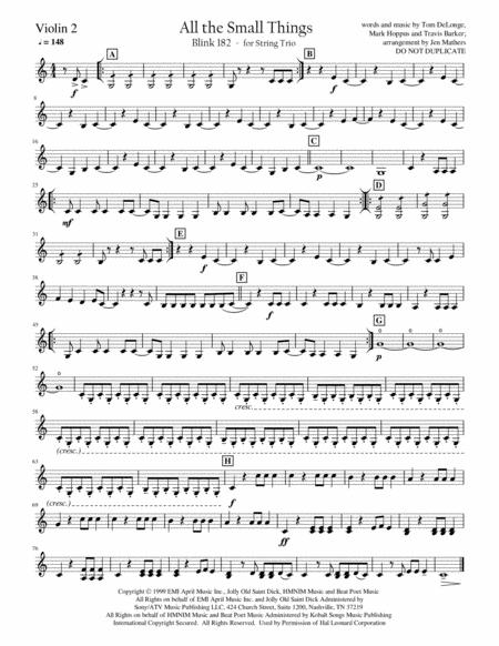 All The Small Things String Trio Page 2
