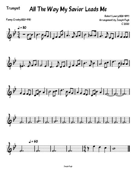 All The Way My Savior Leads Me Brass Quintet Page 2