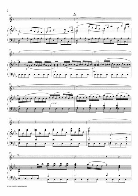 Allegro From Mozarts 4th Horn Concerto Tenor Sax And Piano Page 2