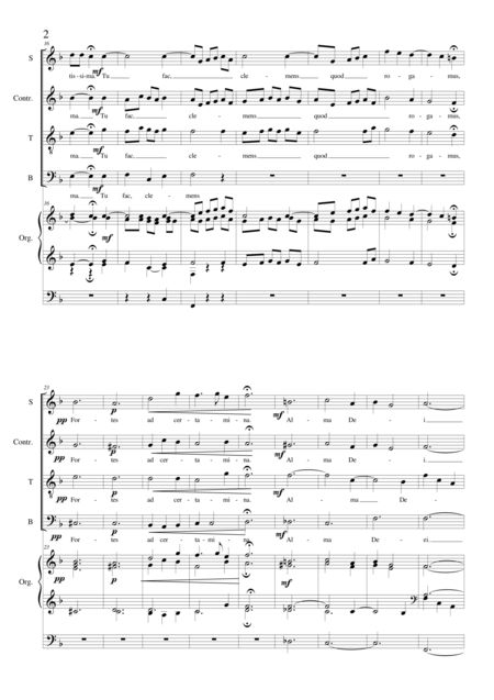 Alma Dei Creatoris Choir Satb And Organ Page 2