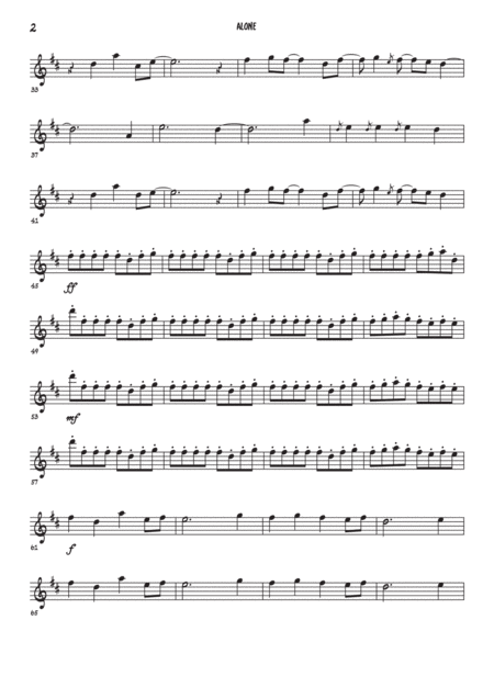 Alone Flute Duet Page 2