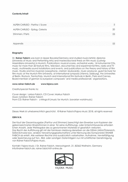 Alpen Caruso For Brass Quintet Page 2