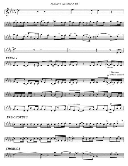 Always Alto Sax Page 2