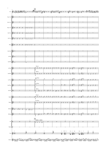 Always Remember Us This Way Cornet Solo With Brass Band Page 2