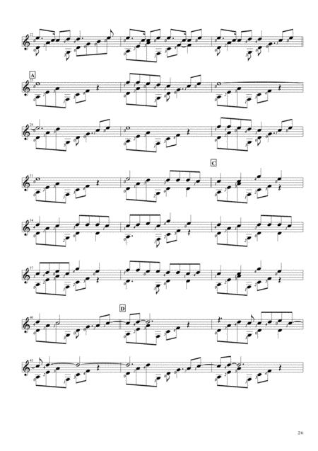 Am I Wrong Solo Guitar Score Page 2