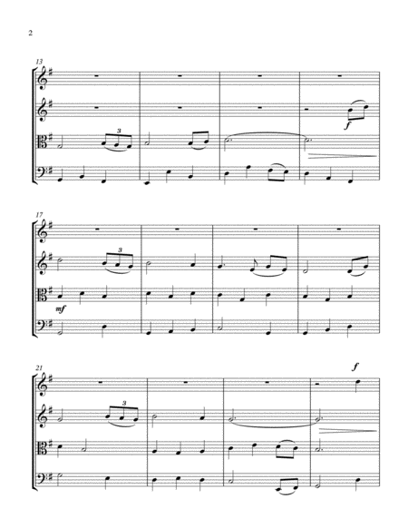 Amaizing Grace String Quartet Early Intermediate Page 2