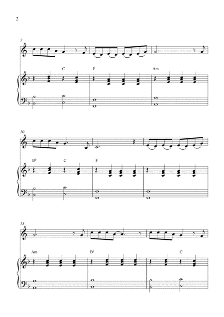 Amarantine English Horn Solo And Piano Accompaniment With Chords Page 2