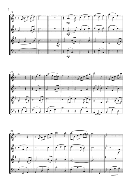 Amazing Grace For Woodwind Quartet Page 2