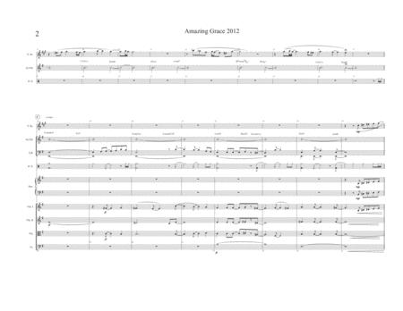 Amazing Grace Full Orchestration Page 2