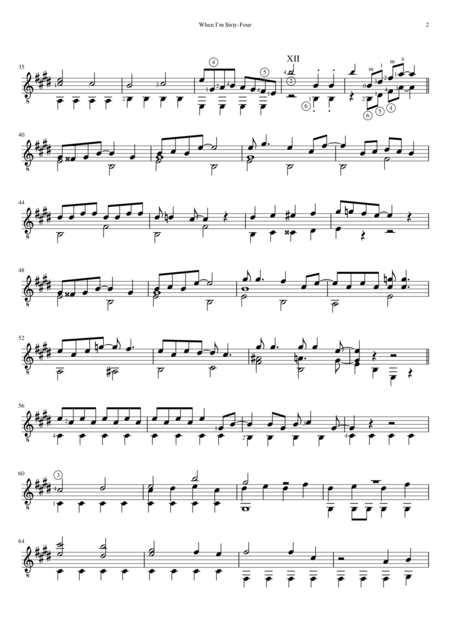 Amazing Grace Trombone Treble Clef Solo Page 2