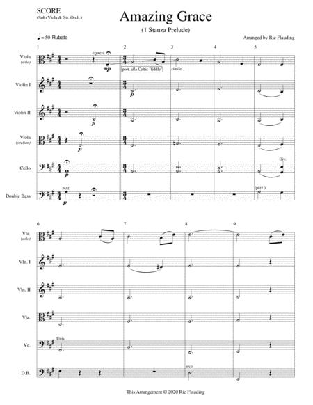 Amazing Grace Viola Strings Page 2