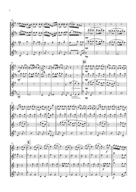 Amboss Polka German Polka Oktoberfest Saxophone Quartet Page 2
