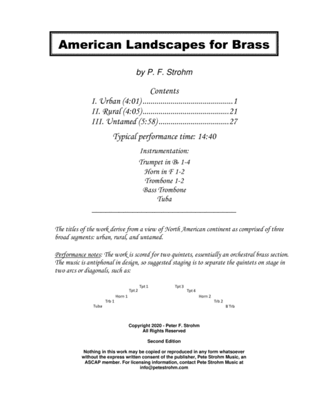 American Landscapes For Brass Page 2