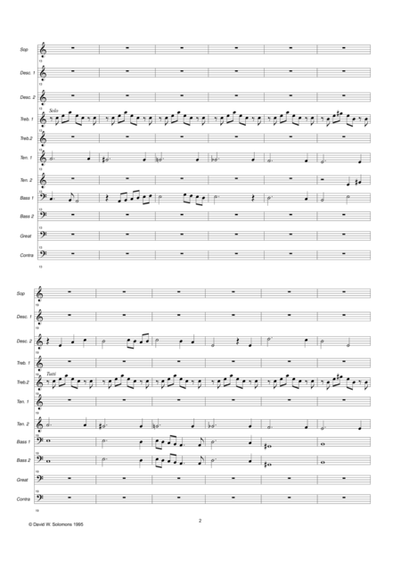 An Amble Round Mercury For Recorder Orchestra Page 2