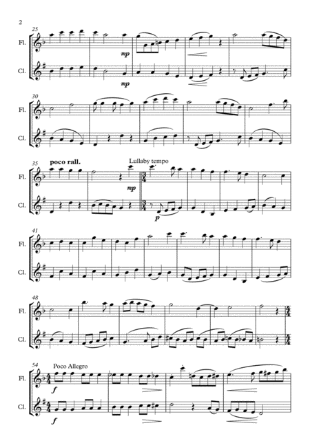 An American Christmas Carol Medley For Woodwind Duet Page 2