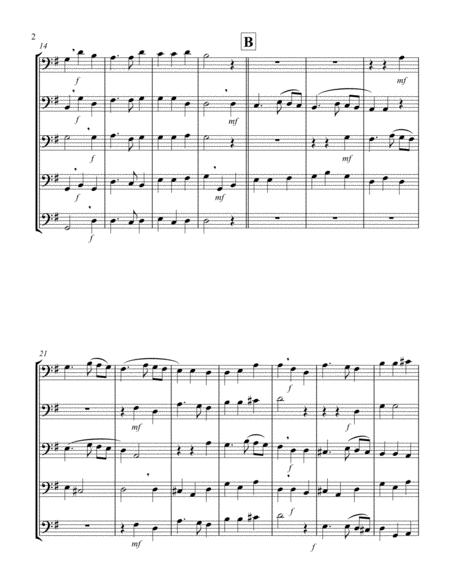 And The Glory Of The Lord From Messiah G Trombone Quintet Page 2