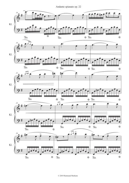 Andante Spianato Op 22 By Frederik Chopin Simplified Version Page 2