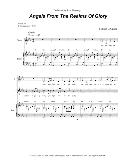 Angels From The Realms Of Glory Duet For Soprano Tenor Solo Page 2