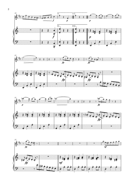 Anitras Dance From Peer Gynt Arranged For Clarinet And Piano Page 2