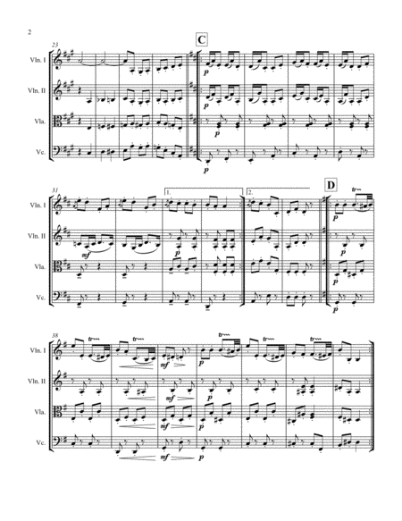 Annen Polka Op 117 String Quartet Page 2